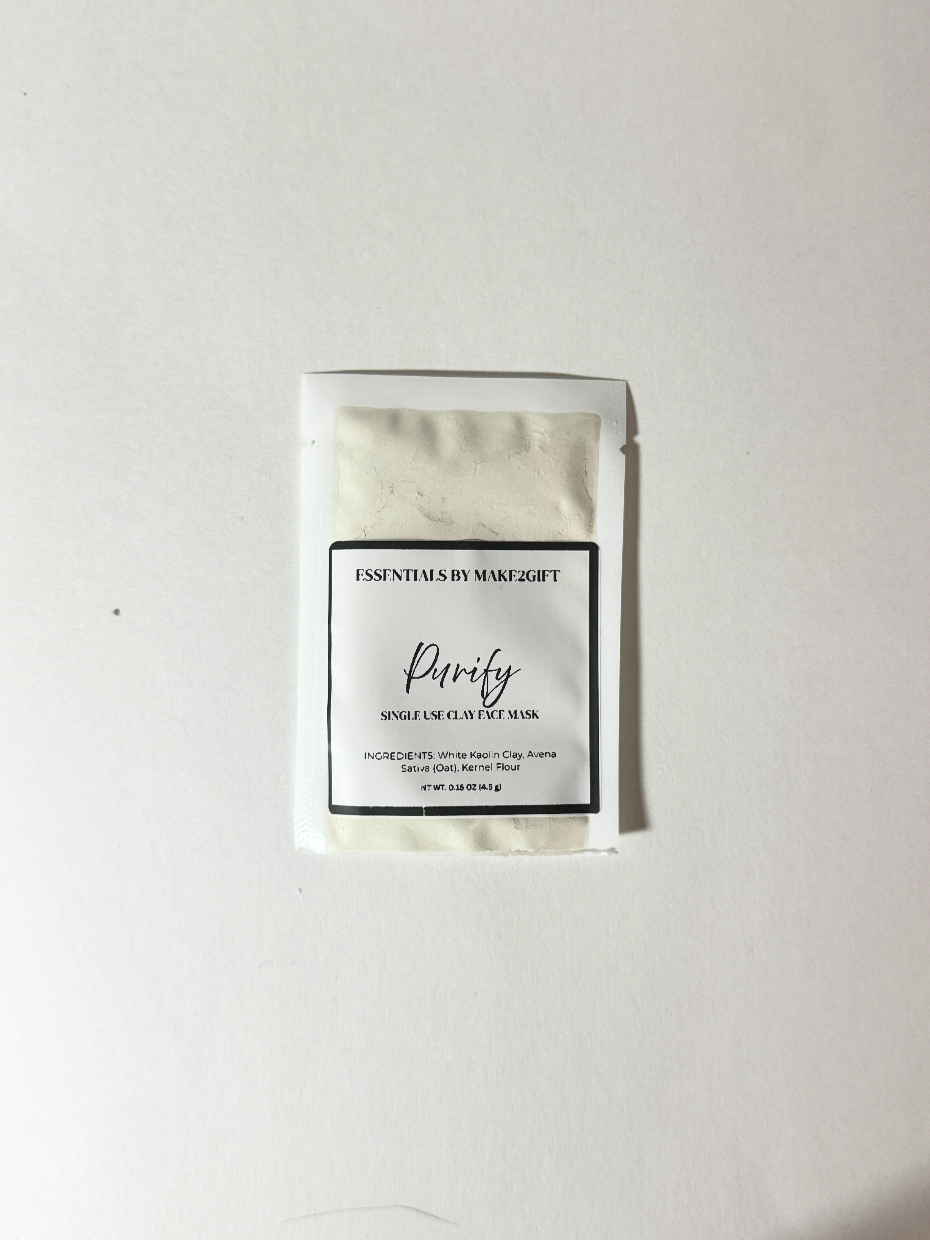 Single Use Clay Face Mask