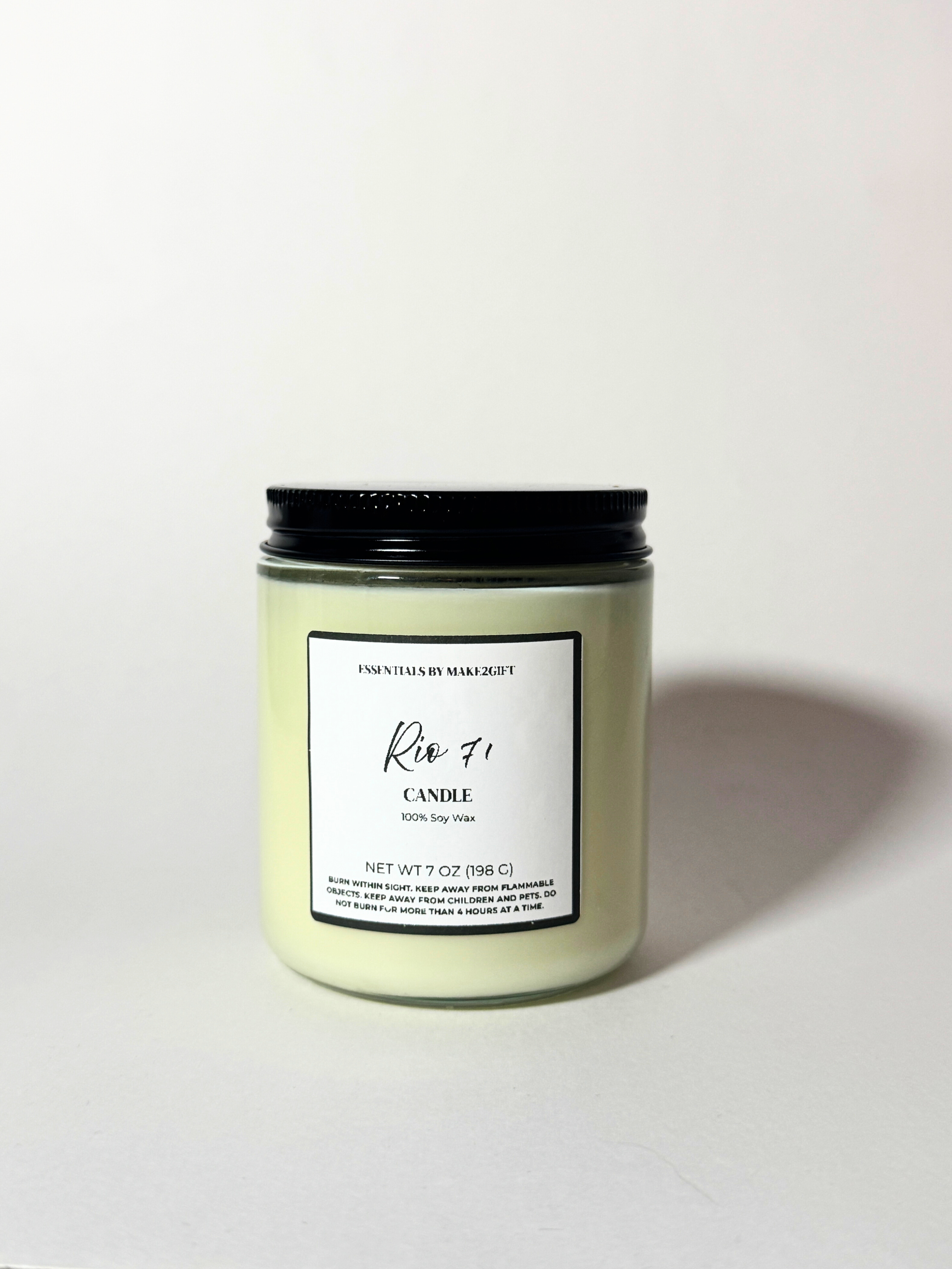 7 oz 100% Soy Wax Candle
