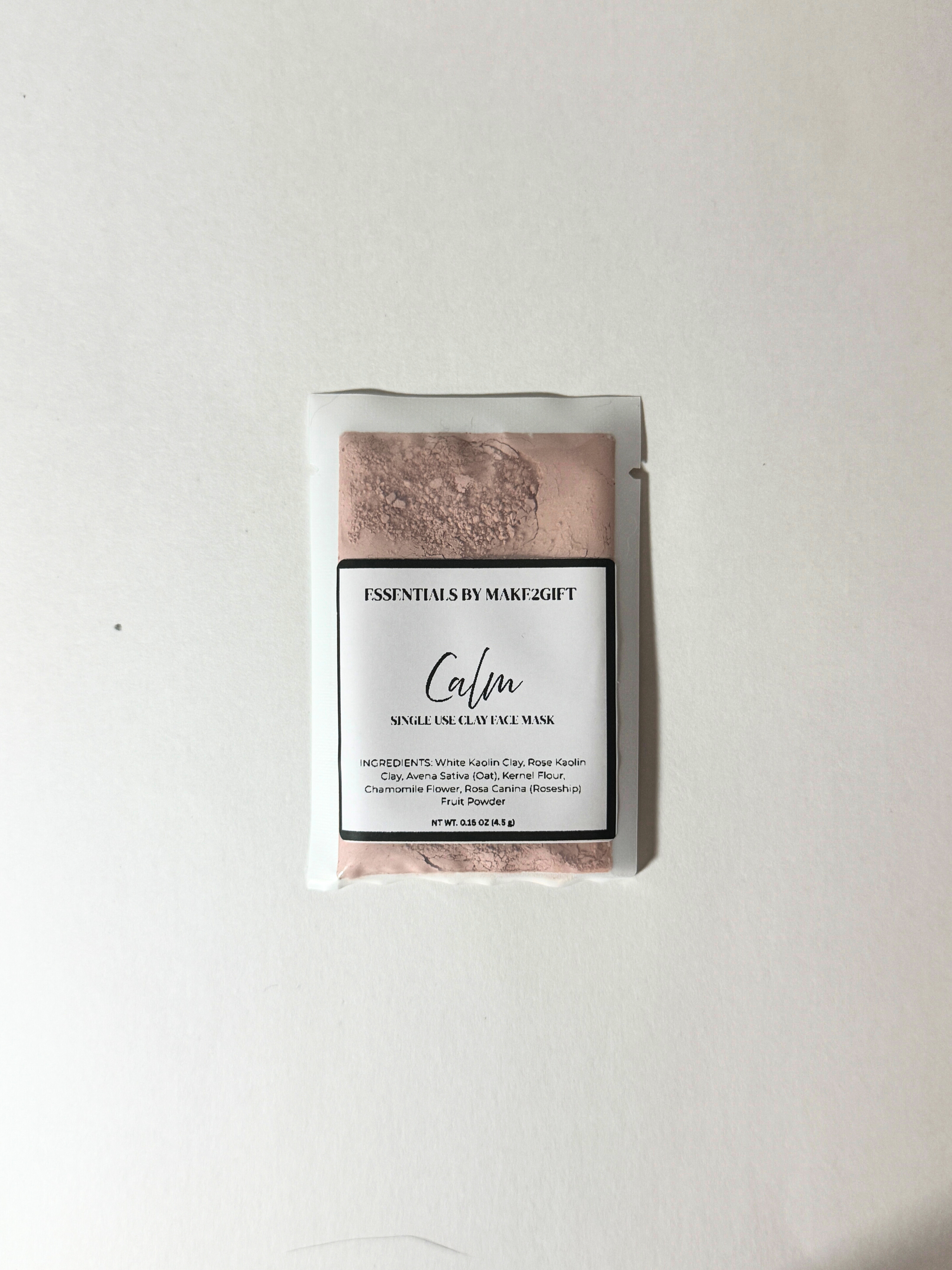 Single Use Clay Face Mask