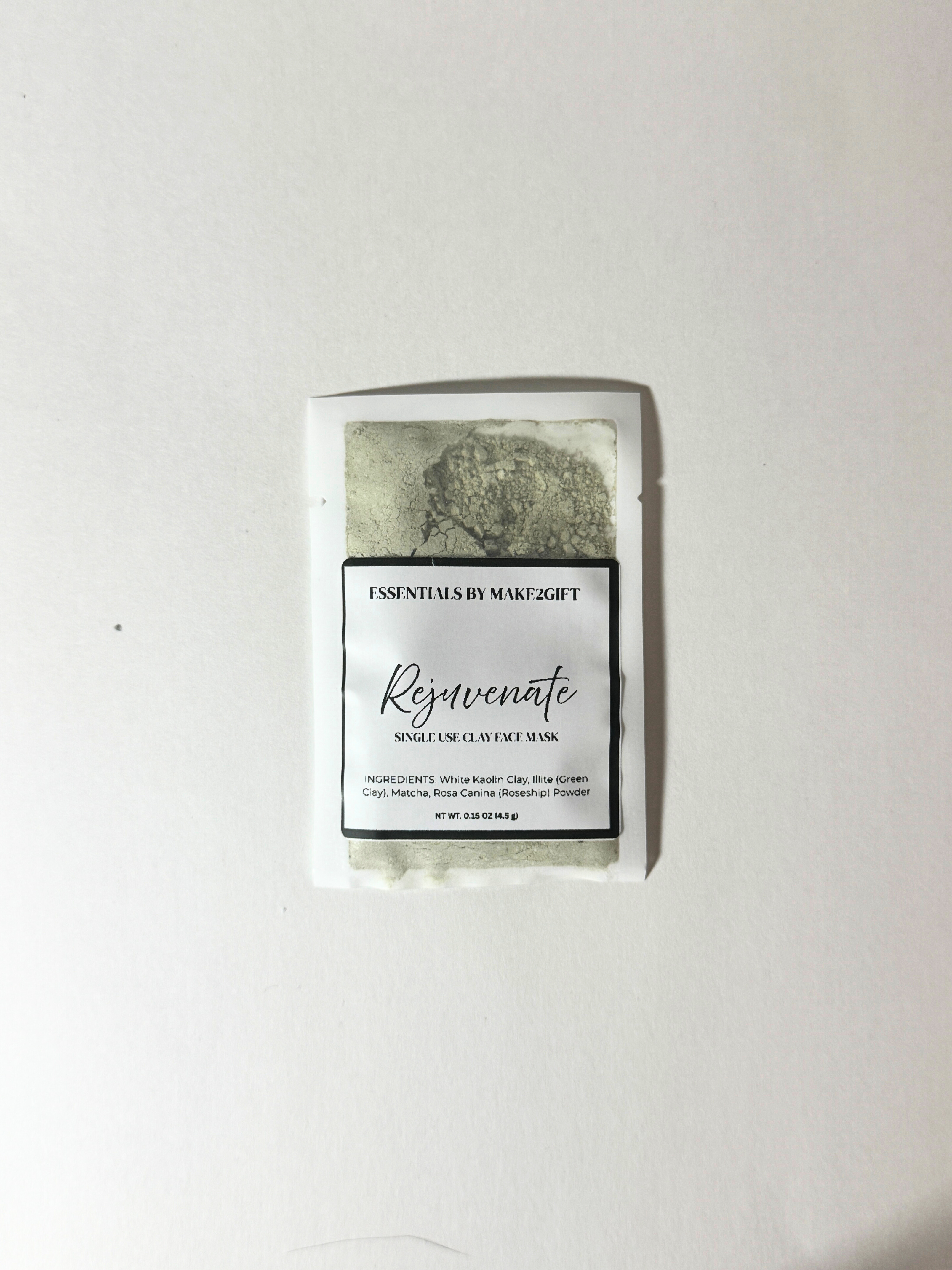 Single Use Clay Face Mask