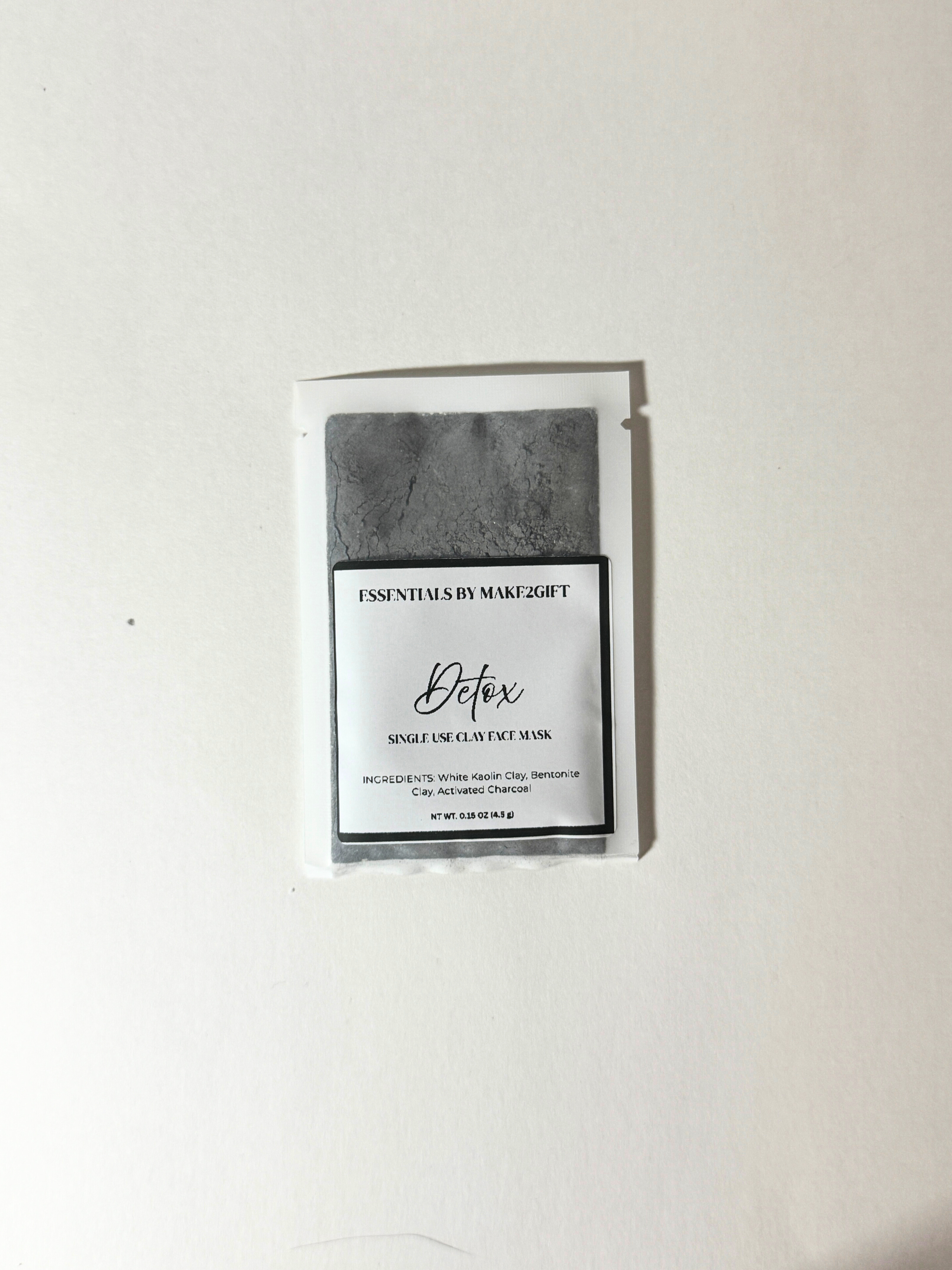 Single Use Clay Face Mask