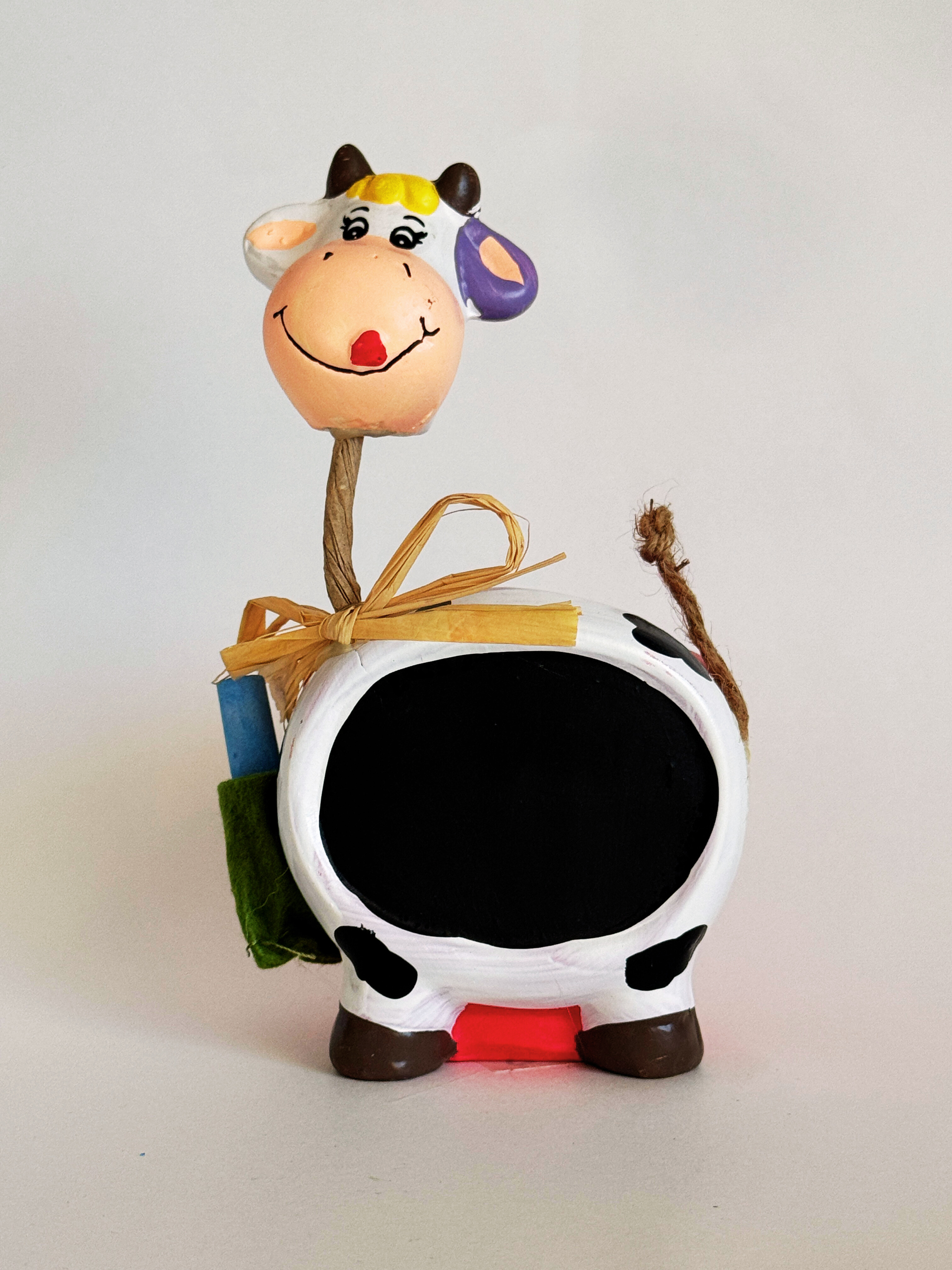 Decorative Pot - Cute Cow
